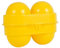 Mini Egg Holder 2 Grids Egg Storage Container Picnic Camping Egg Carrier with Fixed Handle Yellow egg carrier for camping egg organize case egg container for picnic egg storage box