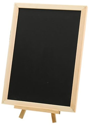 Magnetische Sandwichtafel – Tischtafel, schwarze Platte mit Rahmen | Multifunktions-Schwarztafeln mit Ständer, doppelseitige magnetische Tafel, für Restaurants