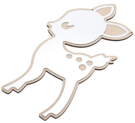 Cabilock Espejo De Maquillaje Espejo Colgante Decoración Infantil Material Seguro y Ecológico