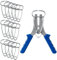 14 Pcs Miter Spring Clamps Kit for Woodworking (13 calmps/1Plier)