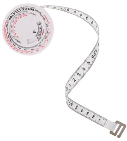 minkissy Maßband Bmi-rechner Einziehbares Band Maßbänder Bmi-tester Plastik