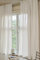 Jotex LINA Linen-Mix Multifunktionsgardine 2er-Set, Hochwertige Halbtransparente Leinen und Baumwolle Gardinen (2er-Pack) - Naturweiß, 135 x 220cm