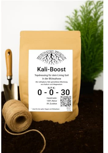 Wurzelwerk: K-Mag Langbeinite Sul-Po-Mag – Kali-Boost – Kalium-, Magnesium- & Schwefel-Dünger für Living Soil | Langzeit-Amendment & Gießdünger für Cannabis, Gemüse & Obstl (250g)