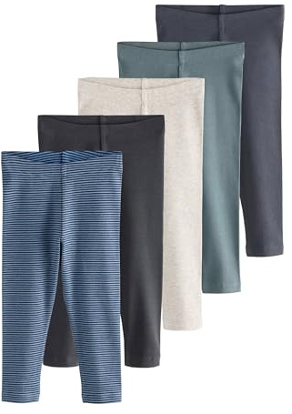 NEXT Jungen Gerippte Leggings im 5er-Pack