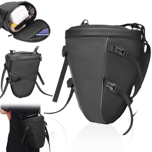 GOUYENG Motorrad Hecktasche,Motorrad Satteltasche 10-14L,Motorradtasche | Hecktasche Motorrads,Hinterradtasche,Hecktasches Wasserdicht,Werkzeug Tragetasche mit Schultergurt,für Reise,Outdoor & Alltag