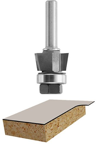 BOSCH 85431M 25,4 cm x 0,9 cm Hartmetallbestückt, 2-rillig, abgeschrägte Zierleisten