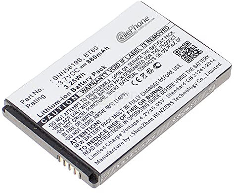 cellePhone PolarCell Batteria Li-Ion Compatibile con Motorola Flipout MB511 ME511 - Flipside MB508 - Evoke QA4 (sostituita BT60)