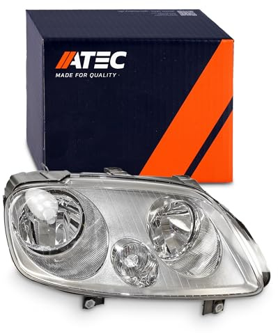 ATEC Germany 1x Hauptscheinwerfer vorne rechts H7 / H1 Frontscheinwerfer, | Kompatibel mit: VW CADDY III Großraumlimousine, CADDY III Kasten/Großraumlimousine, TOURAN