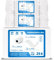 Lot de 25 rouleaux thermiques EC cash - Largeur : 57 mm - Diamètre : 35 mm - Diamètre du manchon : 12 mm - Longueur : 14 m - Pour imprimante de tickets, terminaux EC