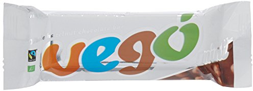 Vego Fairtrade Organic Mini Whole Hazelnut Chocolate Bar, 65g