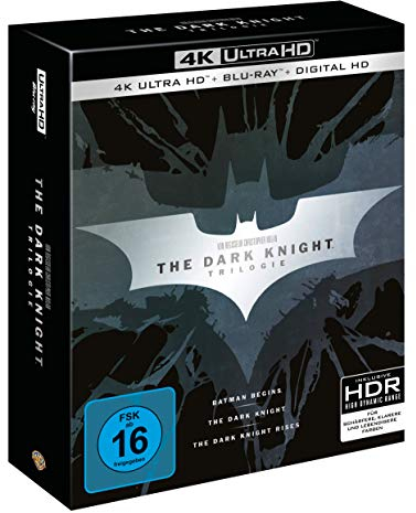The Dark Knight Trilogy (4K Ultra HD + 2D-Blu-ray) (2-Disc Version) (exklusiv bei Amazon.de) [Limited Edition]