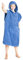 CityComfort Kapuzen Handtuch Poncho Für Kinder Bademantel Zum Wechseln Mit Taschen | Badeponcho Aus 100% Baumwolle | Ideal Für Ferien, Schwimmen, Surfen, Strand, Bad (10/13 Jahre, Blau)