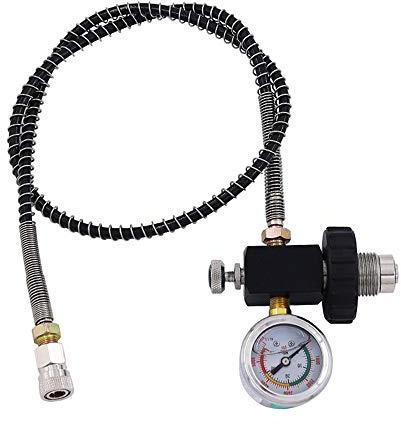 6000psi Paintball Füllstation PCP SCBA Füllstation Ladeadapter für Paintball Ladestation (Schwarz)