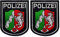 Polizei-Aufnäher, bestickt, Deutschland-Flagge, Bundespolizei, Milltar, taktische Moral-Abzeichen, Applikationen – Klettverschluss auf der Rückseite (d)