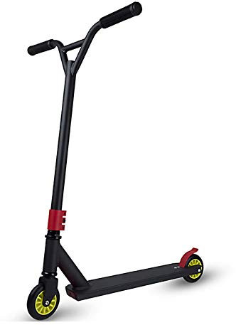 MYAOU Pro Scooter Extreme Erwachsene Stunt Trick Scooter Aluminium Zweirädriges Skateboard Hochelastisches Pu-Rad - ABEC 7 Lager