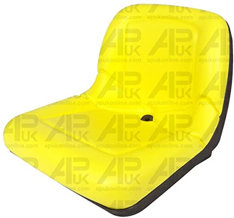 Low Back Seat Yellow Replacement for John Deere JD Gator Lawn Mower Garden Tractor Ride on