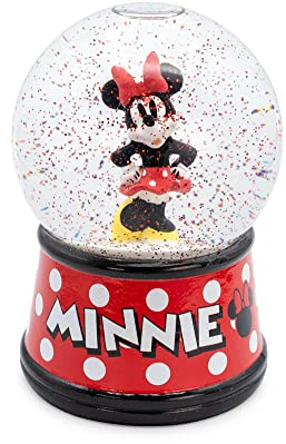 Disney Minnie Mouse Leuchtende Schneekugel zum Sammeln, 15,2 cm, Rot, Einheitsgröße