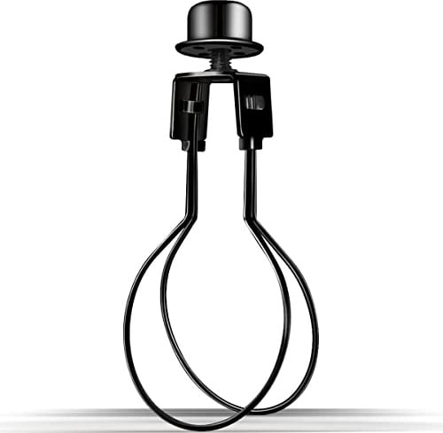 Clip on Lampshade Adapter, Shade Light Bulb Clip Adapter(1 Pcs, Black)