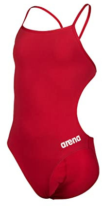 ARENA Solid Challenge Team Junior Costume Intero Bambina, Costume da Bagno Sportivo ad Asciugatura Rapida, Tessuto MaxLife Eco con Massima Resistenza al Cloro e Protezione UV UPF 50+