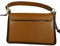 Michael Kors Sylvia Medium Convertible Flap Leather Shoulder Bag, Braunes Gepäck/Gold, Medium