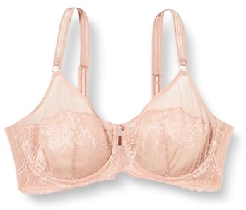 Triumph Donna Wild Peony Florale W01, Minimizer bra, PINK PEARL, 4E