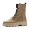 Gabor Damen Combat Boots, Frauen Stiefeletten,Wechselfußbett,Best Fitting,halbstiefel,Kurzstiefel,uebergangsschuhe,nut (Caramel),38 EU / 5 UK