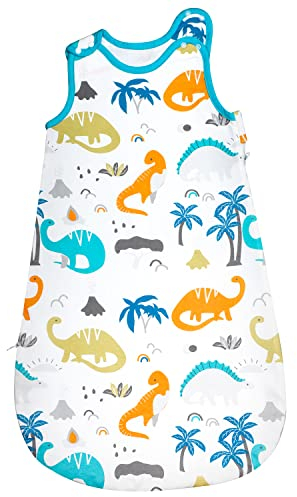 FLYISH DIRECT Baby Schlafsack für Neugeboren und Kinder, 0.5 Tog Schlafsack Baby 100% Baumwolle Babyschlafsack Ganzjahresschlafsack Baby Schlafsack, L/83 cm