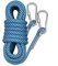 HAMIMI sicherungsseil Outdoor-Seil kletterseil Nylon Statisches Seil mit 2 Stahlhaken für Anwendungen Notüberleben, Feuerrettung,10.5mm-5m