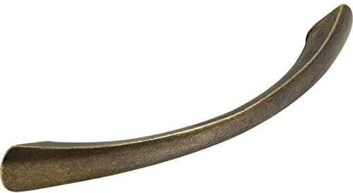 ALLES IM GRIFF Möbelgriff Palheiro LA 128mm Möbel - antiker Bogengriff Breite 165mm, Zinkdruckguss antik gold