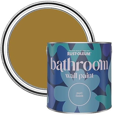 Rust-Oleum Yellow Water-Resistant Bathroom Wall & Ceiling Paint - Wet Harvest 2.5L