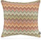 H.O.C.K. Maribel Outdoor Kissen inkl. Füllung Sitzkissen Dekokissen bunt Multi Zick-Zack Boho (50x50cm)