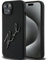 Karl Lagerfeld KLHCP15SSKSBMCK Hülle für iPhone 15 6.1 Schwarz hardcase Silicone Karl Script