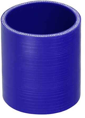 X AUTOHAUX 1 manguera refrigerante universal de silicona para coche, 80 mm, diámetro interior de 100 mm, 0 grados, color azul