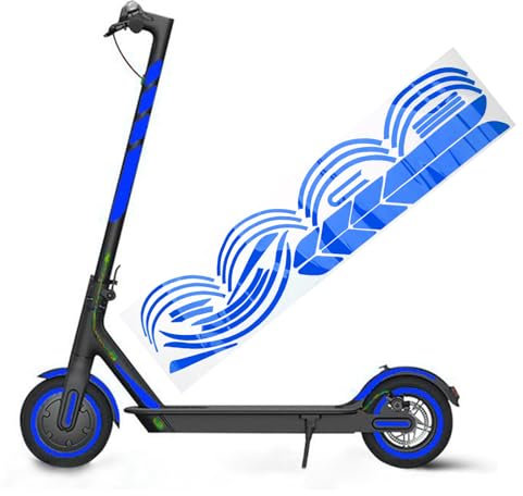 Adesivo con pellicola riflettente per scooter elettrico, decalcomania impermeabile, adesivo di avvertimento di sicurezza notturna, adesivo decorativo per ruota