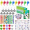 HOVIBU 112 Pezzi Festa Compleanno Calcio Regalo Bambini, Kit Regalini Fine Festa con Portachiavi Pallone, Sacchetti Regalo, Tatuaggi, Fischietto, Adesivi