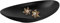 gvivej Schlüsselschale, Deko Flur Bowl, Schwarze Schmucktablett, Dekoschalen für Flur Münzen Autoschlüssel Schmuck im Eingangsbereich, Oval, 25 x 13,5 cm