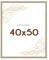 Wackadoo Bilderrahmen 40x50 Eiche Fotowand Fotorahmen mit Glasscheibe FSC Holz Picture frame