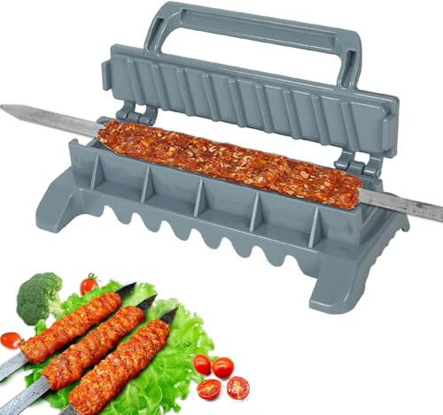 Kebab Pressa Spiedini Aggiornati Semplici Maker Manual Kabob Maker per Barbecue