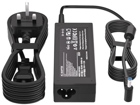 65W 45W Laptop Charger for HP Pavilion x360 17 Serie HP ProBook Chromebook Stream 17 Elitebook G5,17-BS 17-CA 17-CP 17-x 17-g Spectre 17-ak013dx 17-by1053dx 17-by0021dx 17-ca0020nr Power Supply Cord