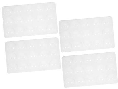 Ciieeo 4pezzi Vassoio Porta Fiori di Zucchero per Modellare e Asciugare Fondant Accessorio per Decorazioni Dolci Adatto per Caramelle Strumento DIY per Torte e Pasta di Zucchero