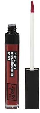 Sleek MakeUP Limited Edition Slick Lip Oil-Infused Lip Pigment, Infused with Coconut Oil, Hydrates Lips, High-Shine Finish, Merlot, 7 ml