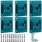 Tunejoy Batteriehalter kompatibel mit Makita 18V Werkzeughalter Bohrerhalter Akkuhalter für BL1860 BL1850 BL1840 BL1830 6 Stück