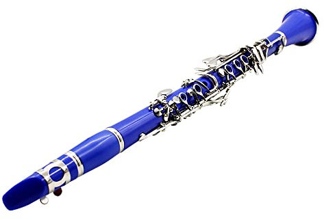 17 Key BB Clarinet Set, Professionelles Holzblaseninstrument, Leichtes ABS -Design mit Handschuhen, Reinigungsstoff, Schraubendreher und Schilflager für Einfache Wartung (03)