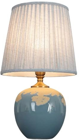 JYVDggKKW Kleiner Tischlampenbauernhaus Keramikschreibtisch Lampe kurzer Schreibtisch Licht für Couchtisch, Ecktisch, Schreibtisch, Nachttisch, Essen