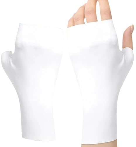 Gants de protection solaire sans doigts - Gants de protection UV, mitaines respirantes, housses d'été, gants de protection solaire, gants d'équitation, gants de vélo | Extérieur d'été