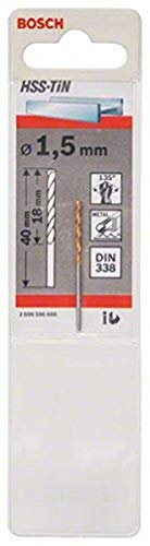 Bosch Pro Metallbohrer HSS-TiN (Ø 1,5 mm)