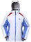 Cox Swain Titanium Damen 2-Lagen Ski- und Snowboard Multifunktionsjacke Galaxy mit Recco, Colour: White/Blue/red, Size: M