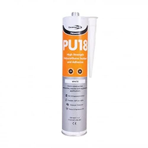 Bond-It PU18 White - High Strength Polyurethane Adhesive & Sealant EU3 Cartridge