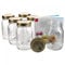 Bormioli 6er Set Einmachglas Original Quattro Stagioni 0,5L incl Rezeptheft