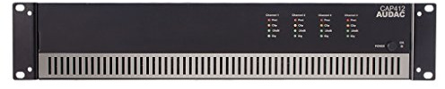 AUDAC CAP412 Verstärker Audio 4.0 Kanäle Haus schwarz – Audioverstärker (4.0 Kanäle, 480 W, D, 0,3%, 100 DB, 80 W)